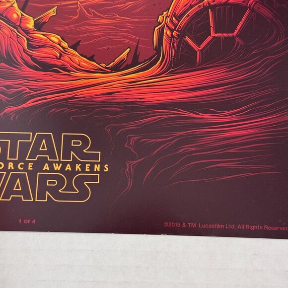 Star Wars The Force Awakens Posters Original Movie Promo 9.5 x 13 IMAX 2015 AMC - Picture 5 of 14